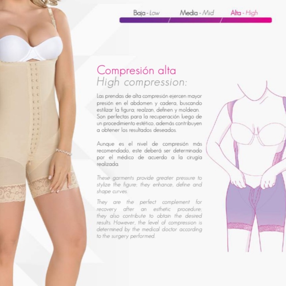 FAJA COLOMBIANA M&D SHAPEWEAR SHORT REF0083 BEIGE - Picture 15 of 15